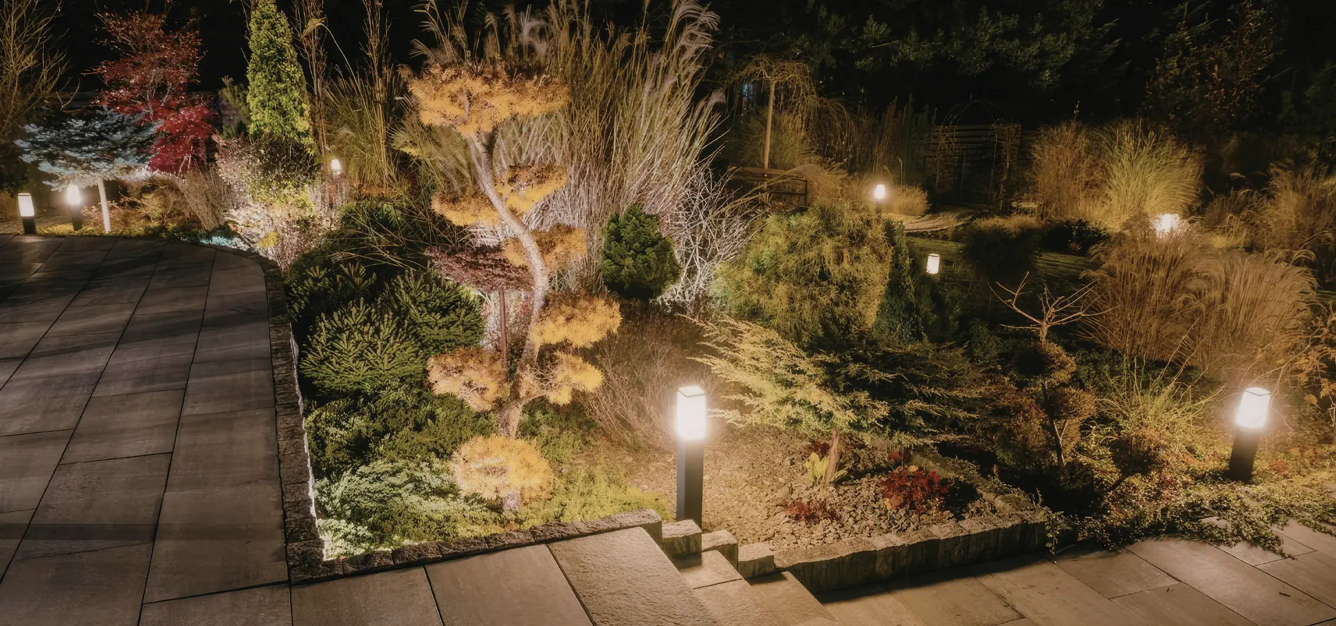 Éclairage de Jardin & Mise en Lumière Extérieure